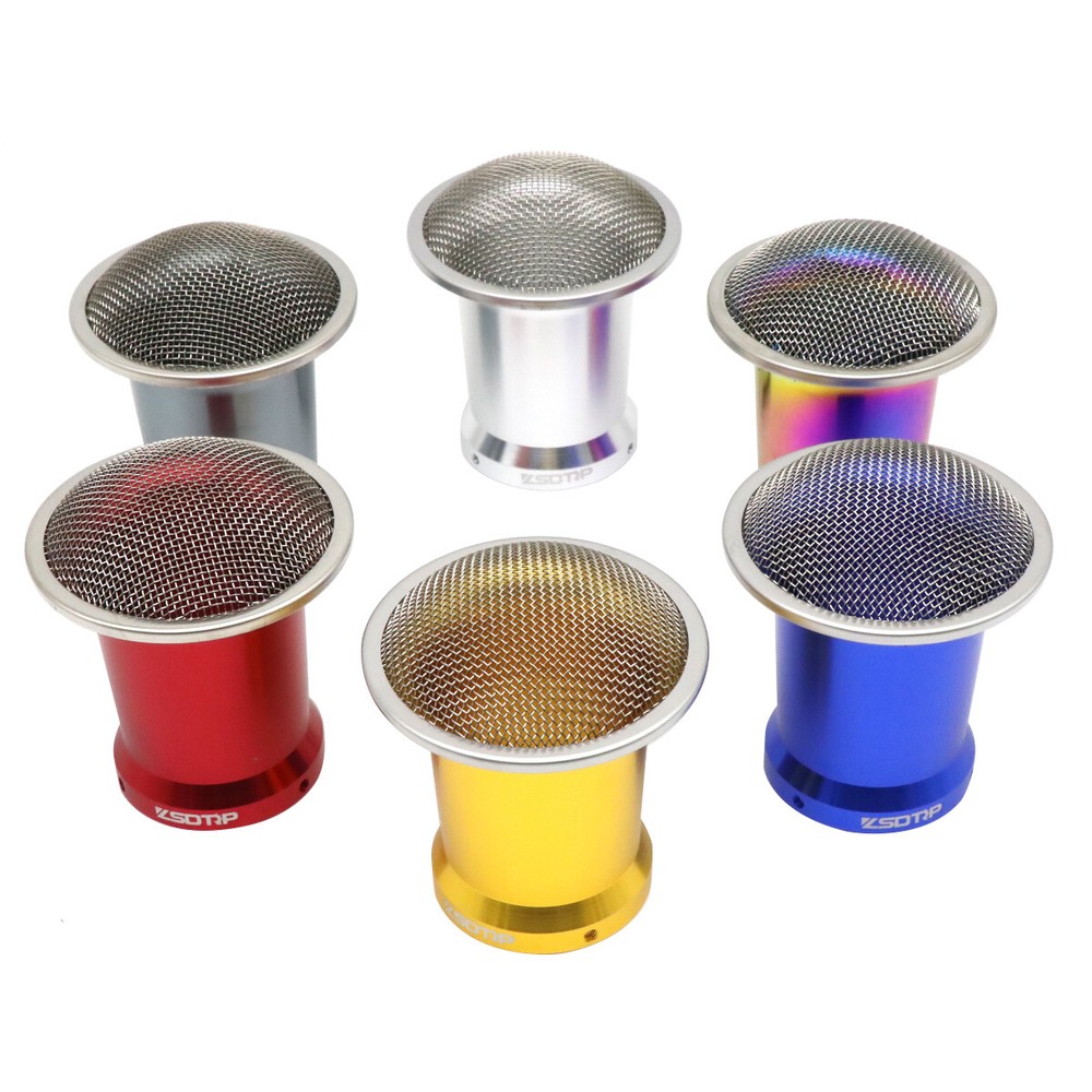 Motorcycle Carburetor Carb 55mm Velocity Stack w/ Net Screen Air Filter Cup