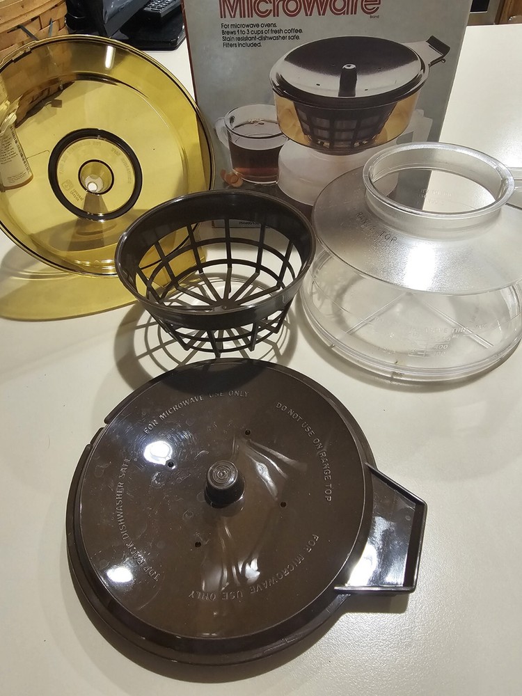 Vintage Anchor Ovenware Coffee Maker Microware New