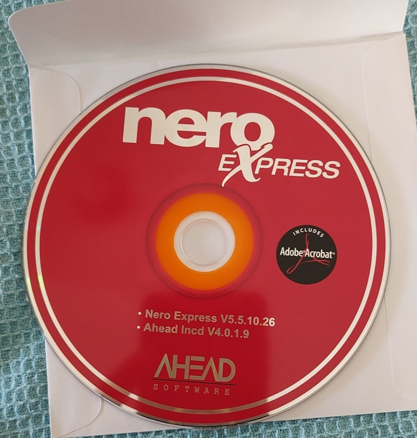 Nero Express CD Kit - Ahead Software - Disc Only - Great Condition