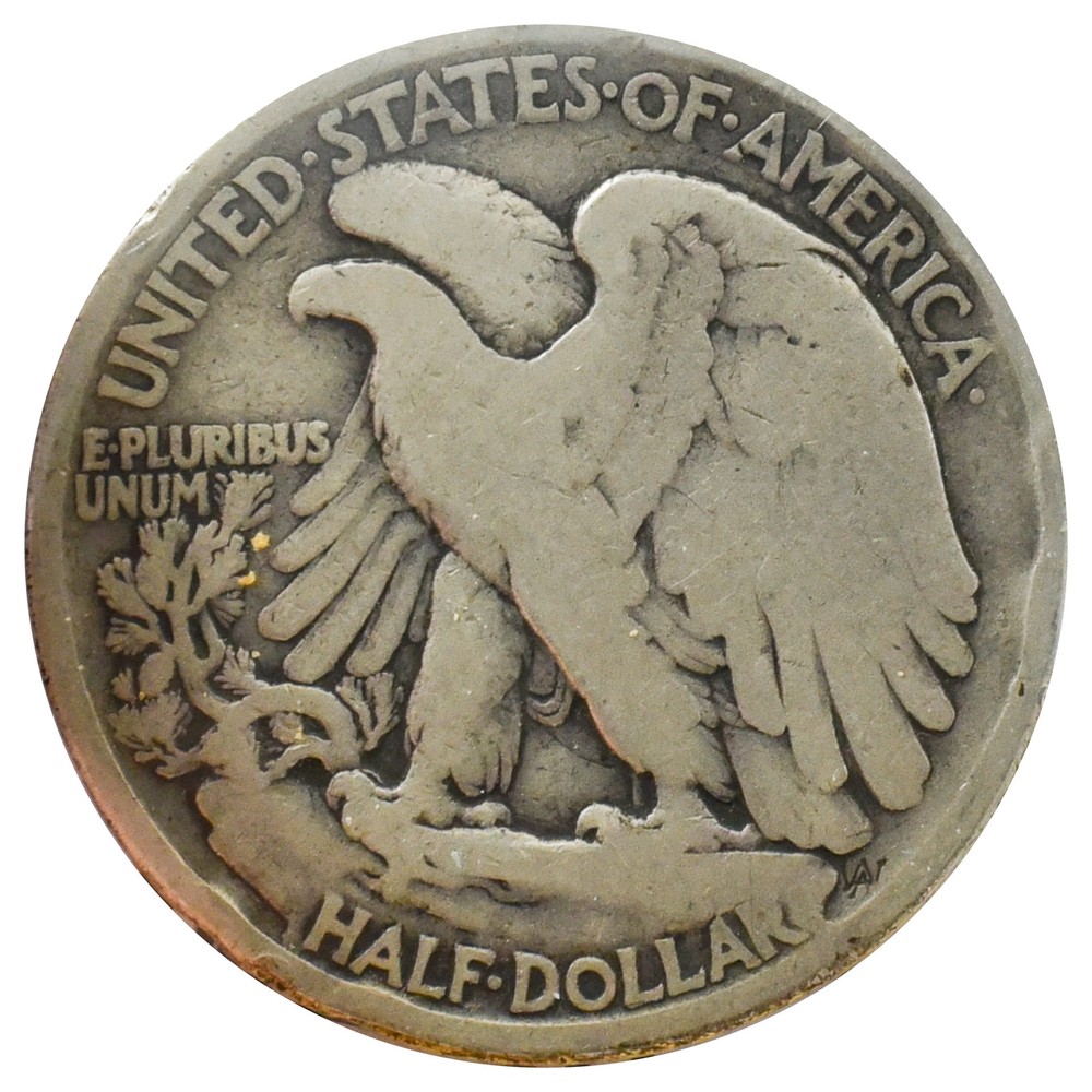 1916 Walking Liberty Half Rim Dings (G)