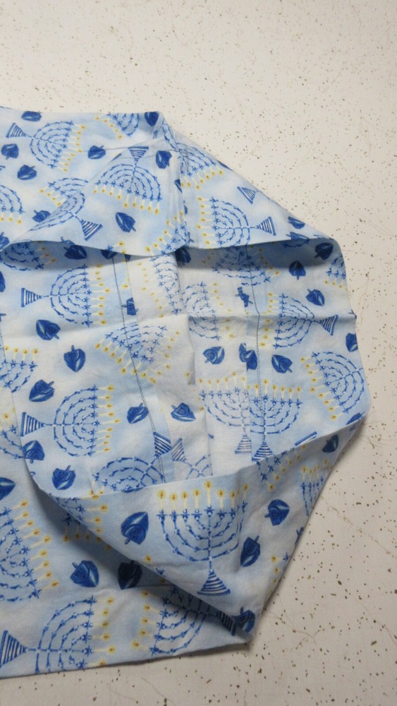 Hanukkah Pillowcase (Blue) 100% Cotton (Size: 18" x 28")