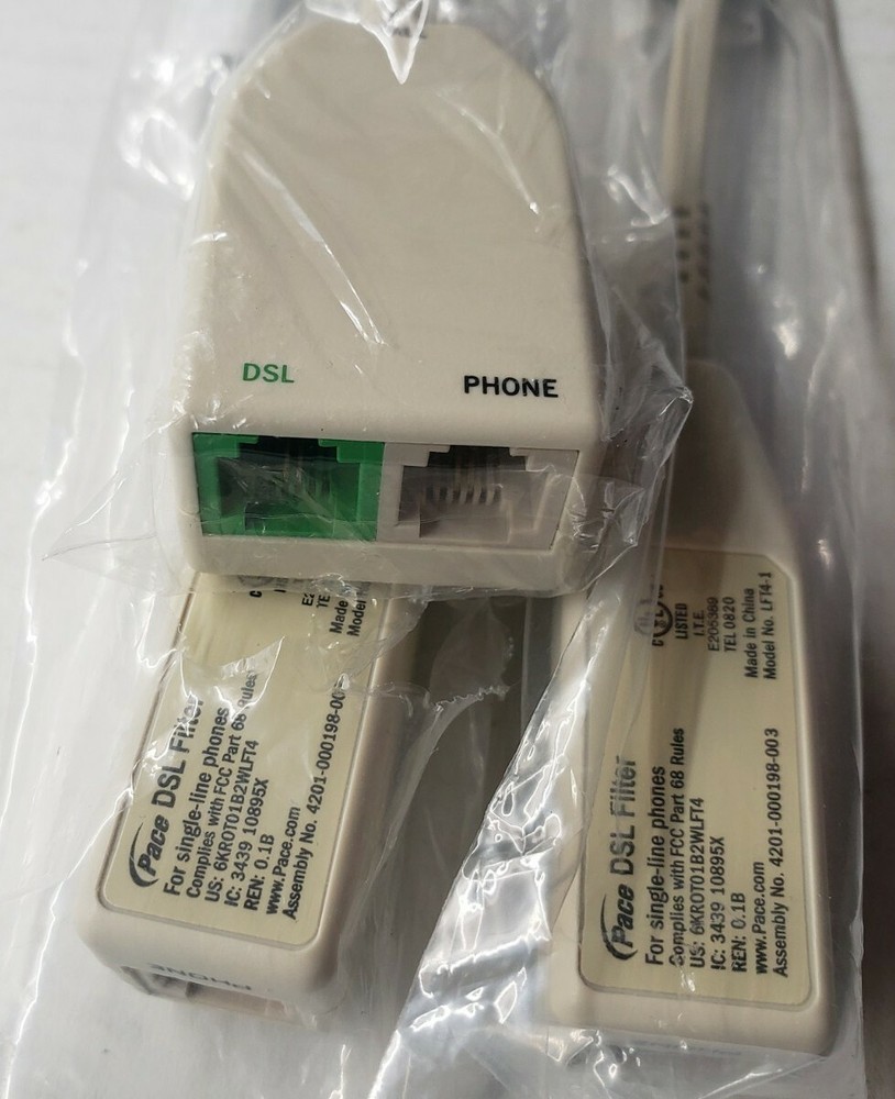 Pace DSL Filter 3 Pack New