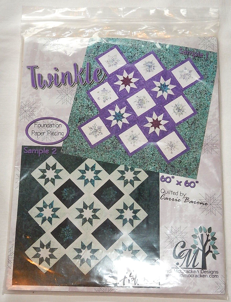 Hoffman Foundation Paper Piecing TWINKLE ©2014 60" x 60"