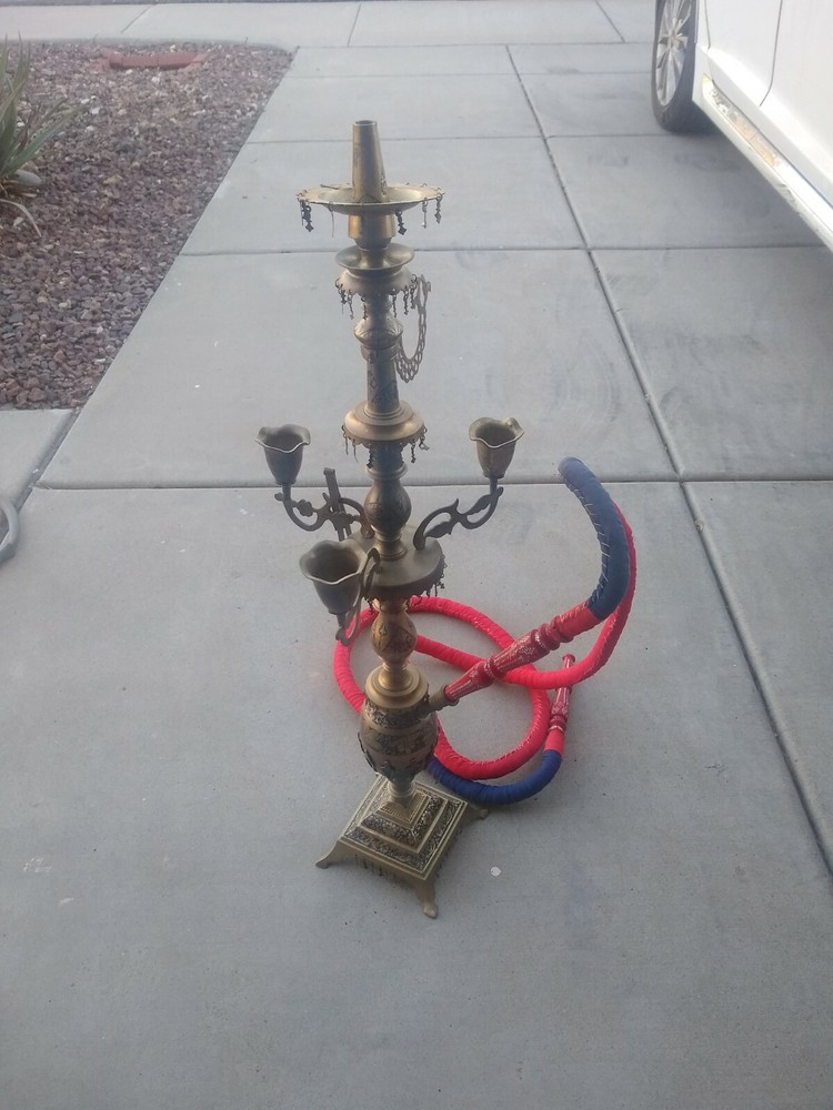 Vintage Persian Hookah 32" Tall