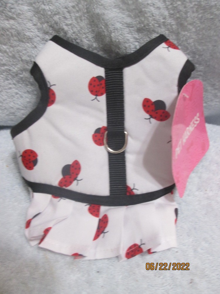 Ladybug Dog Harness Size Extra Small 11" - 13" New