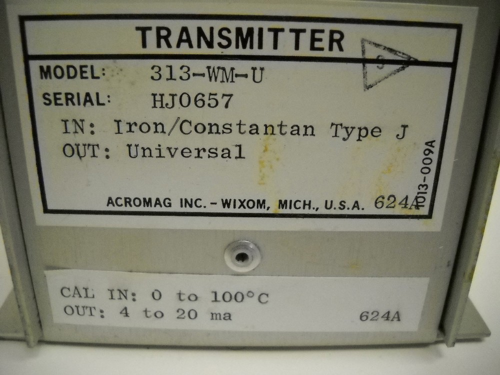ACROMAG 313-WM-U TRANSMITTER NOS CONDITION