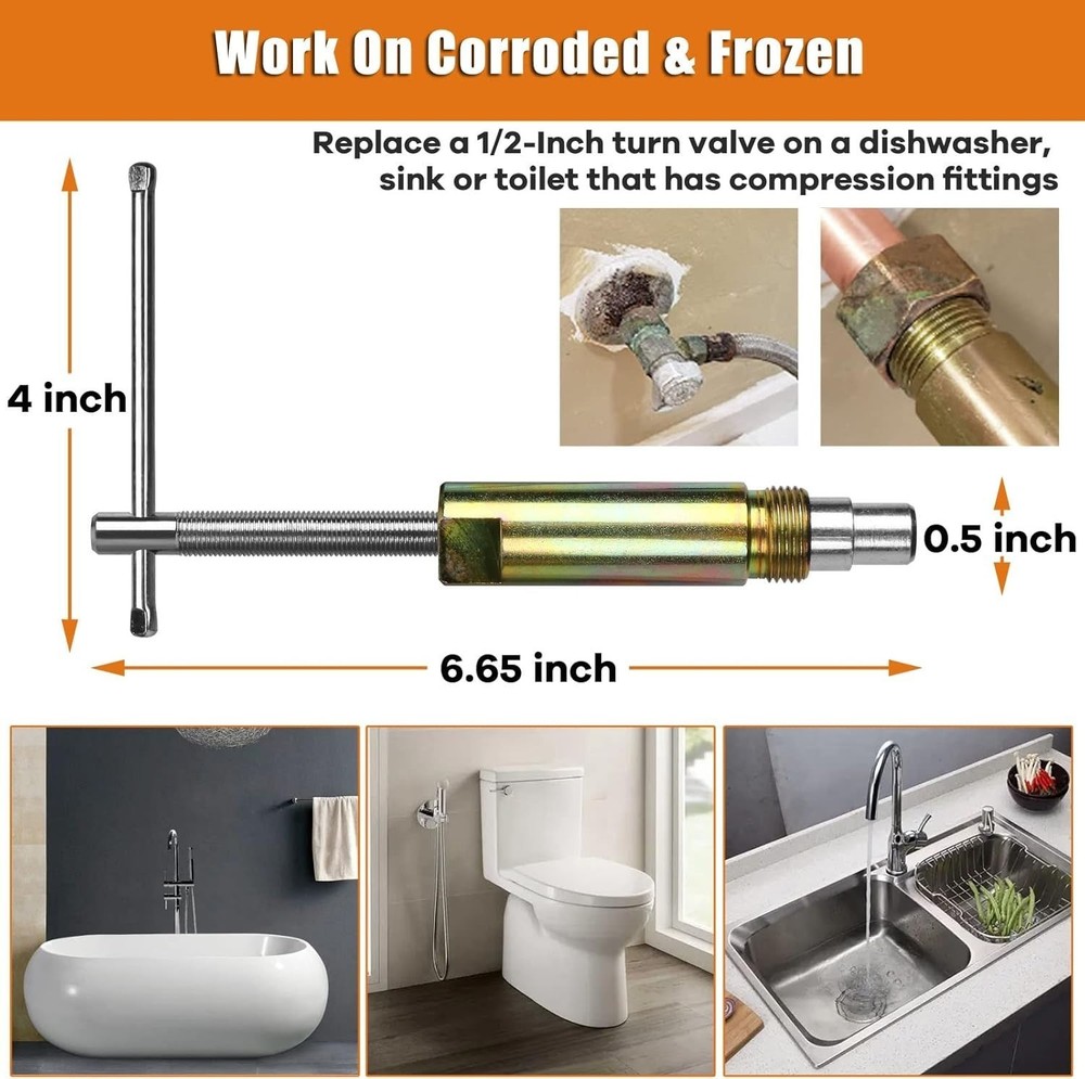 Compression Sleeve Puller Remove Tool Nut & Ferrule of Pipe 03943 Sleeve Remover