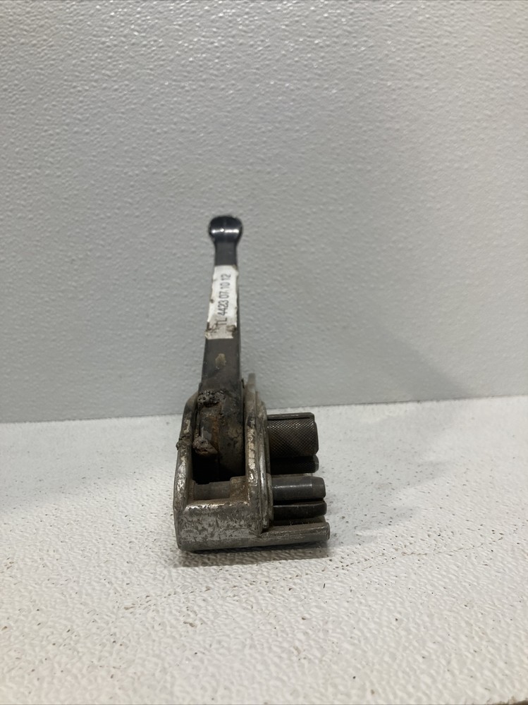 Industrial Poly Strapping Tensioner, Black And Silver Base