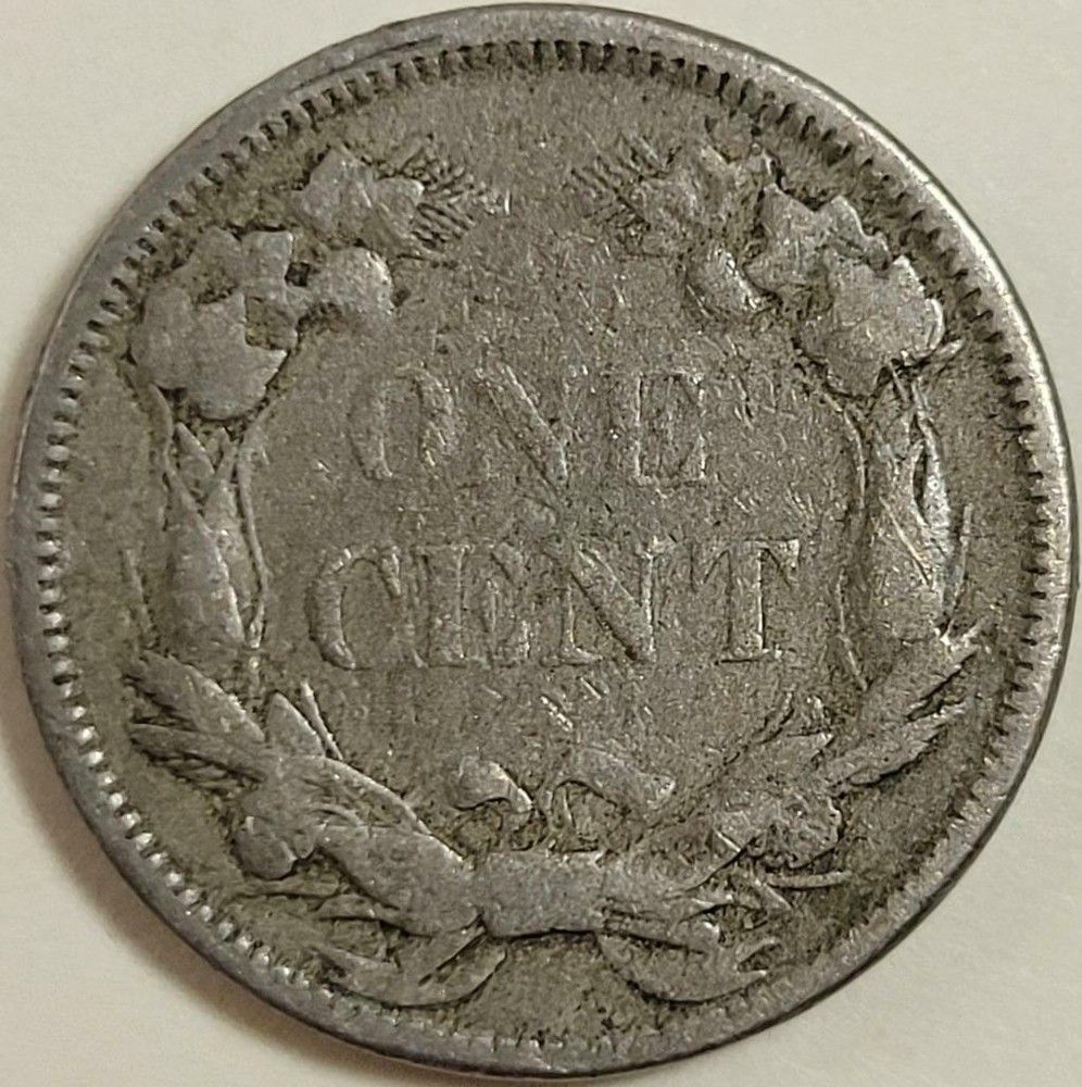 1858 SL Flying Eagle Cent - ** F **