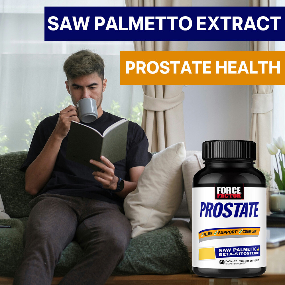 Force Factor Prostate Advanced Prostate Supplement, Saw Palmetto - US