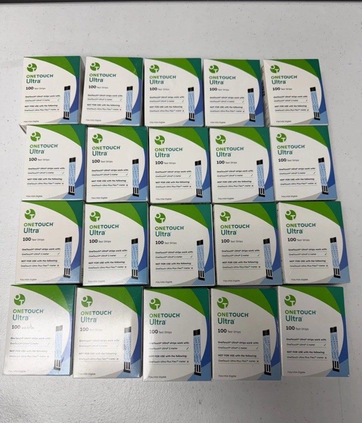 2000 One Touch  ULTRA TEST STRIPS Good Boxes 1 Year Plus EXp Date