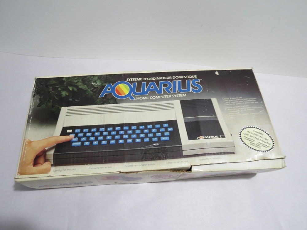 Aquarius Computer System  1982 Mattel Game Vintage New Open Box