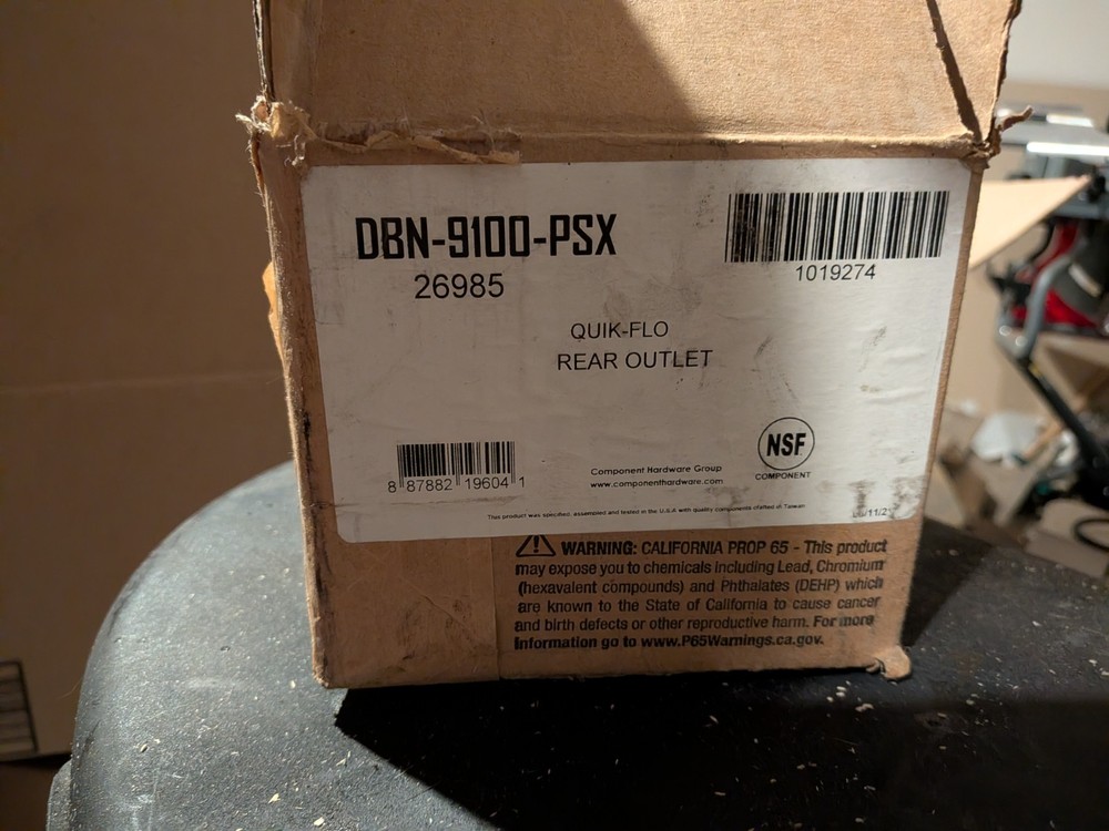 powersoak drain valve