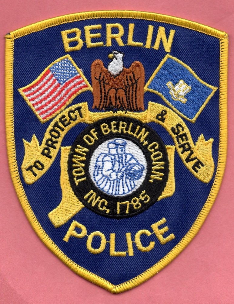 Berlin CT Connecticut Police Patch New