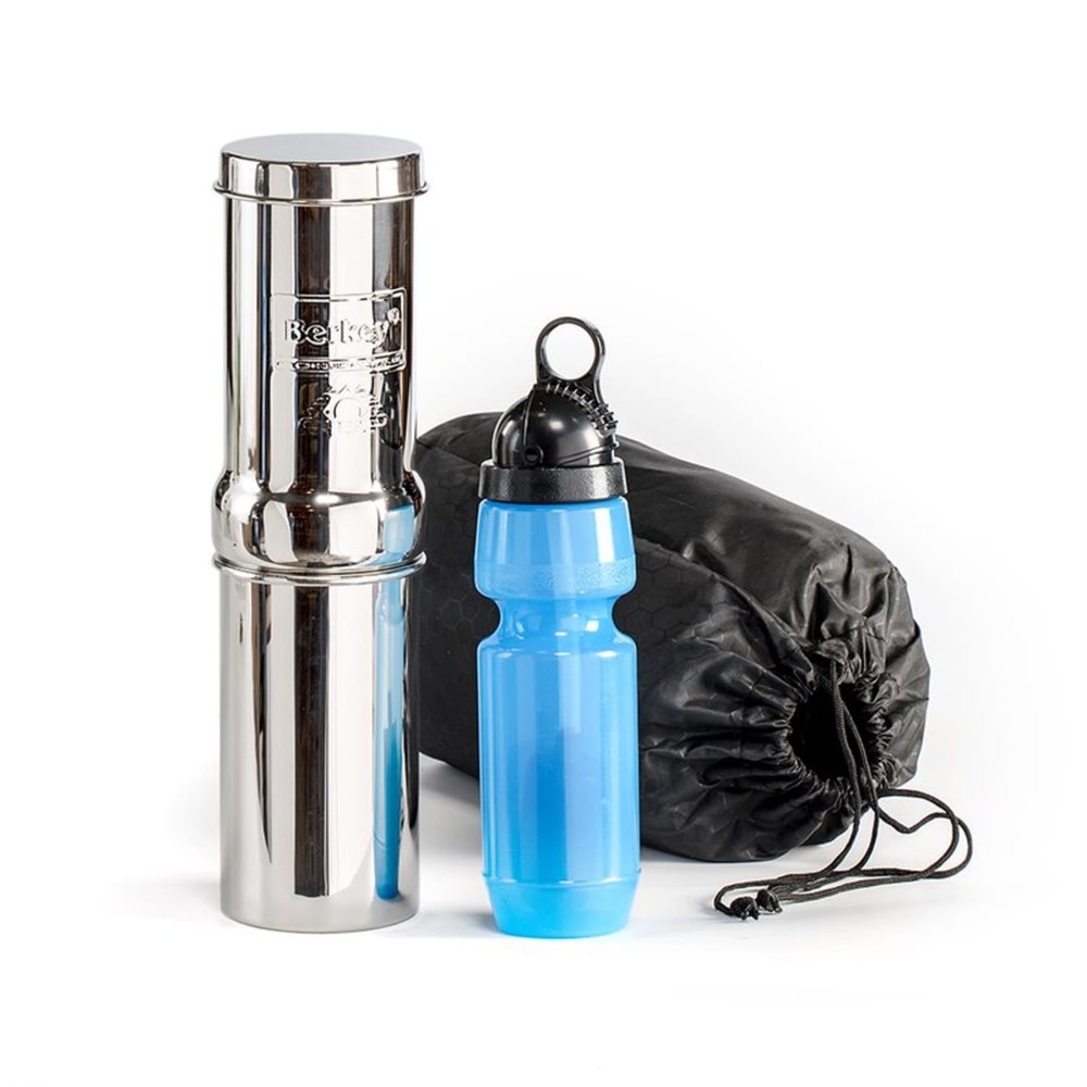 Go Berkey Water Filter Kit with Black Berkey Purification Element Filter, 1 Qt