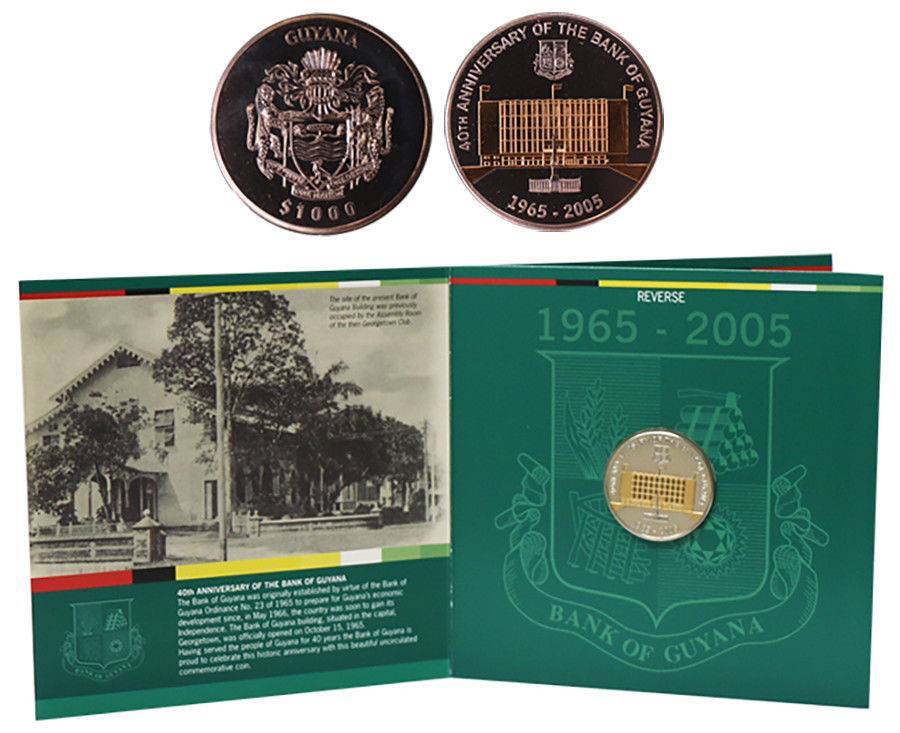 Guyana 1000 Dollars, 2005, KM #54a, Mint, Commemorative