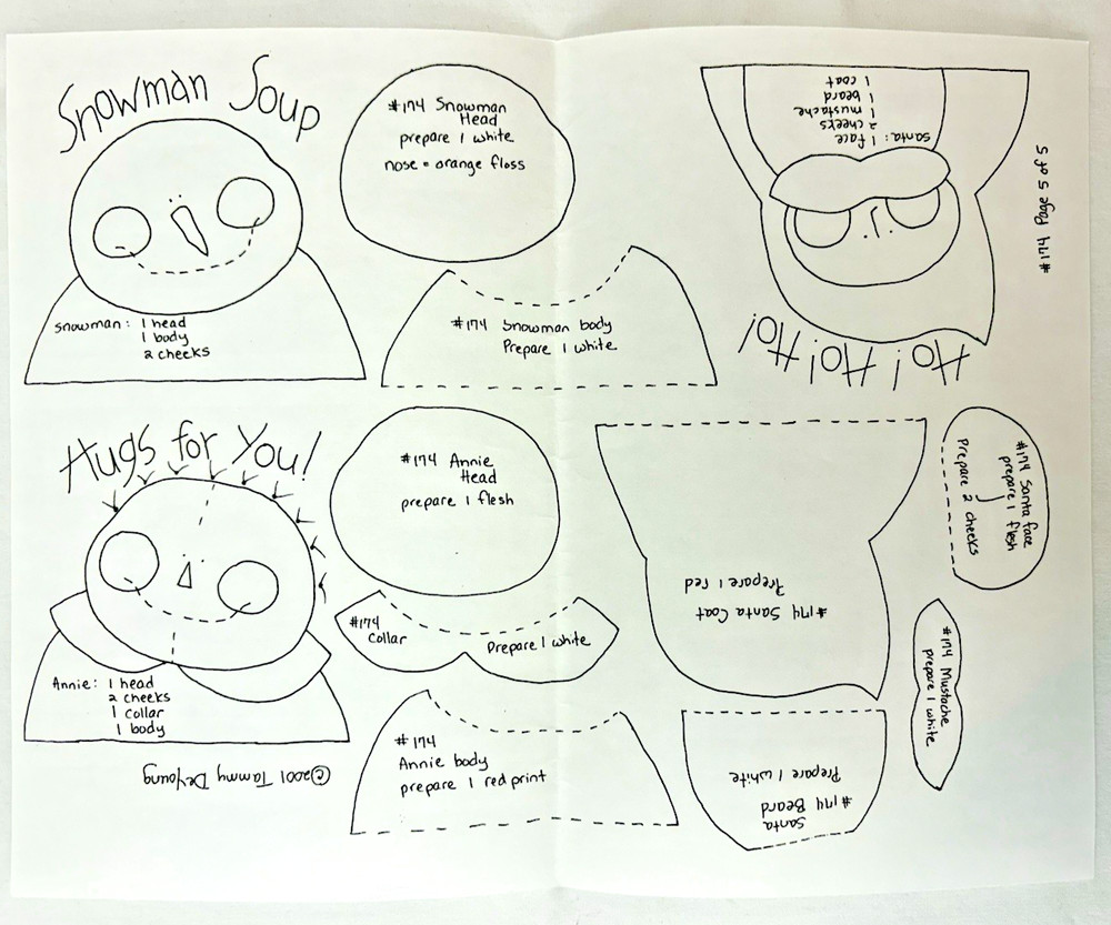 Gift Cans & Goodies Primitive Applique Gift Pattern