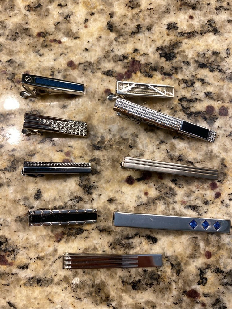 Tie Clips Set Multiple Pack