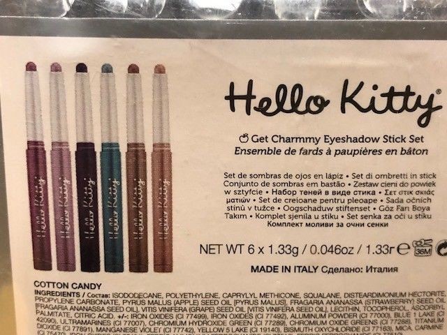 Hello Kitty Get Charmmy Eyeshadow Stick 6-PC PACK