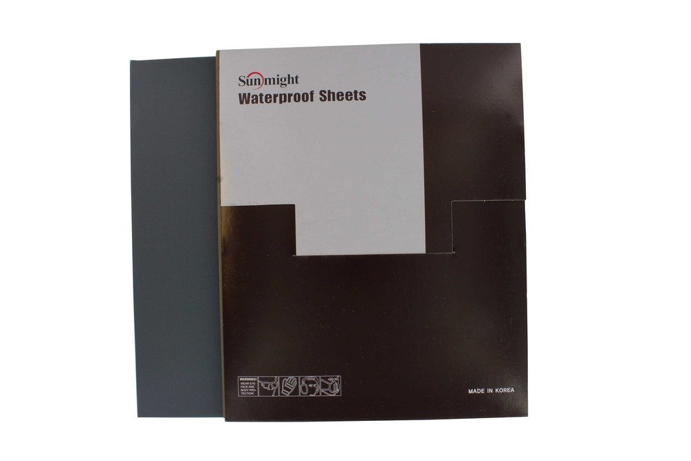 Sunmight 08123 9" x 11" 2000 Grit Waterproof Sanding Sheets
