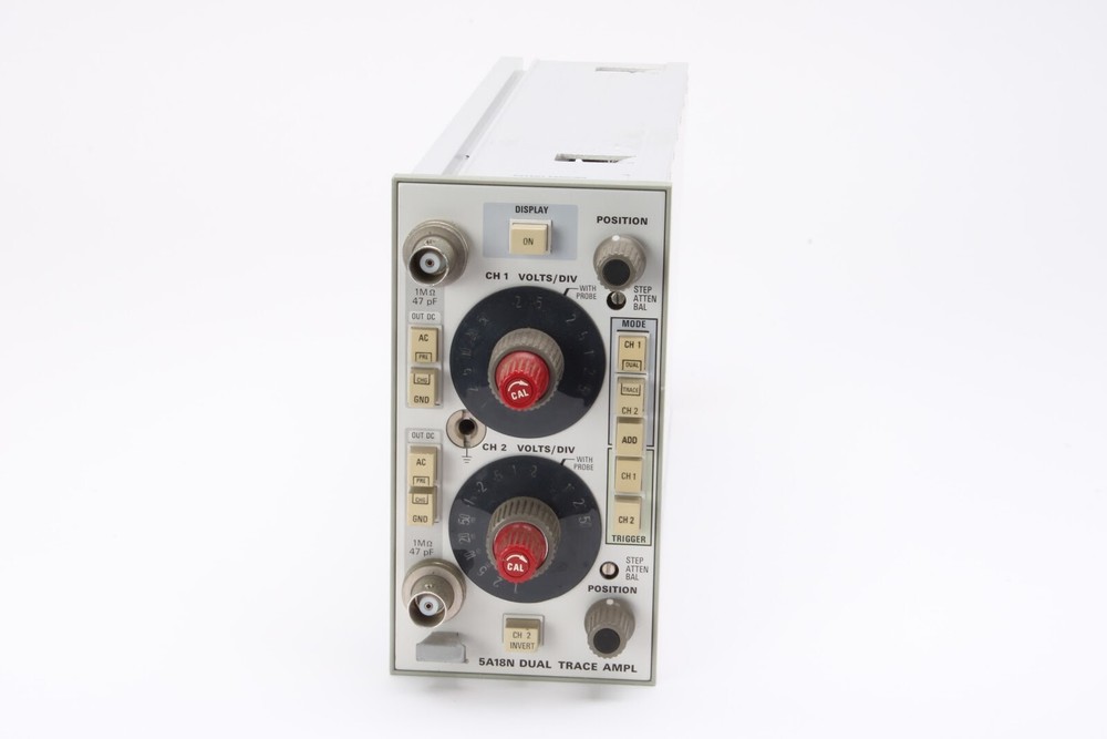 Tektronix 5A18N Dual-Trace Amplifier Plug-In Module