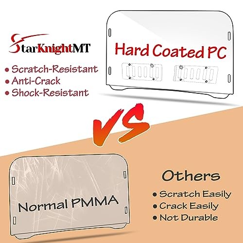 Scratch-Resistant UTV Front Full Windshield Slide-Vent Windshield Compatible