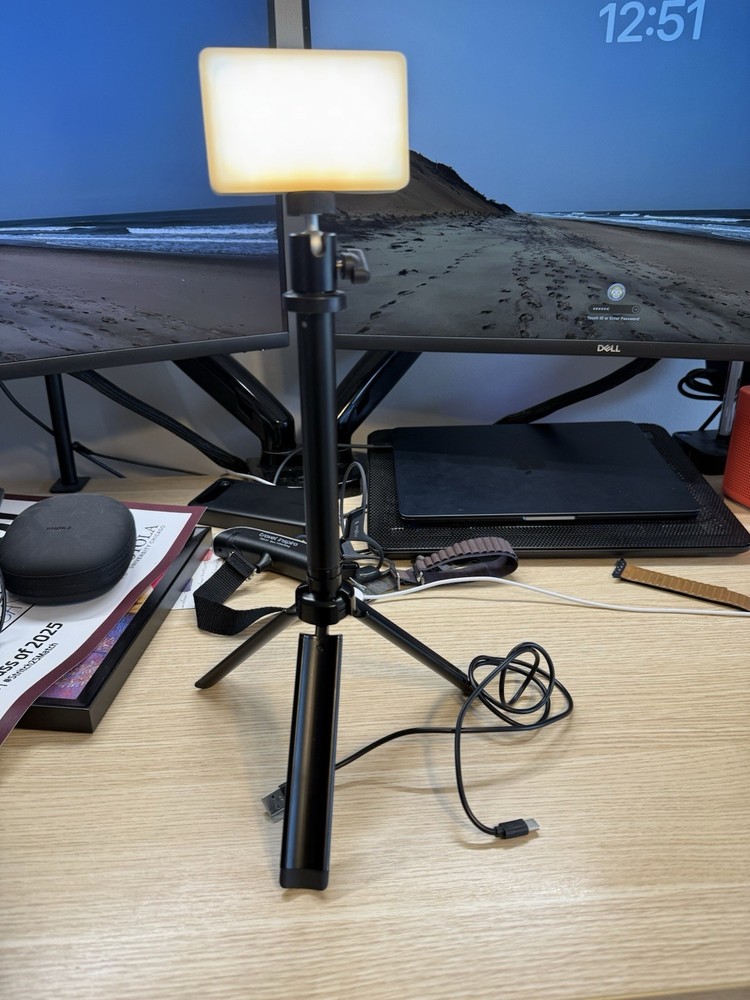Lume Cube Video Conference Lighting and Webcam Stand Set