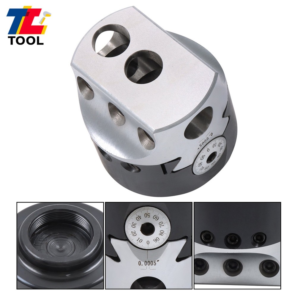 Boring Head for Milling Machine 3" 0.001" Precision 1-1/2-18 Thread