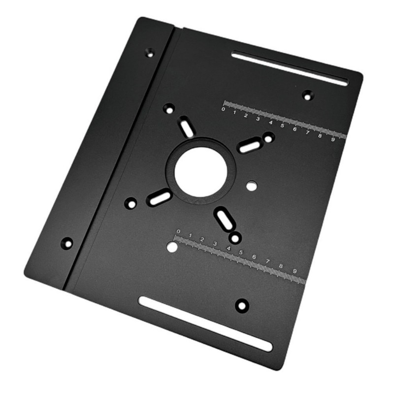 Multifunctional Aluminum Router Workbench Insert Plate for Woodworking Projects