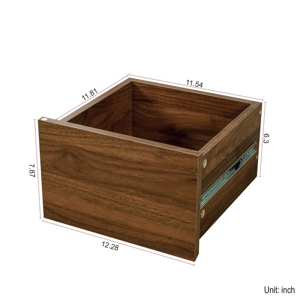 Small Kitchen Sideboard with Glass Sliding Doors, 3 Drawers & Display Shelf