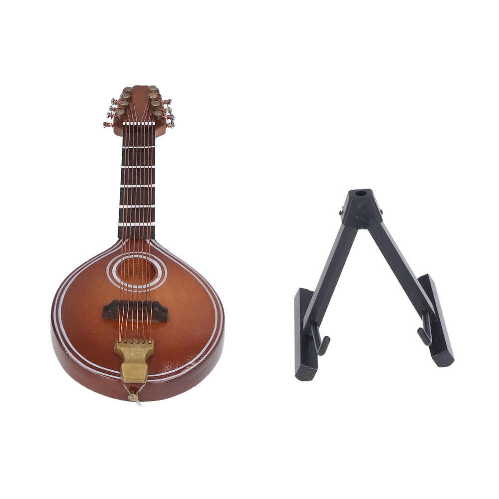Mini Mandolin Instrument Space Saving Elegant Handmade 8 Strings Mandolin Mo NY9