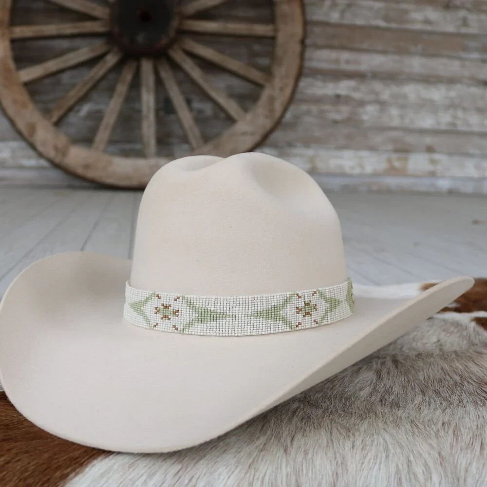 Beaded Hat Band Native American Style Handmade hatband