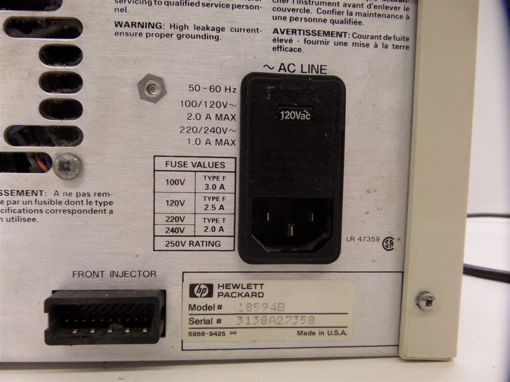 HP Agilent 7673 Autosampler Control 18594B
