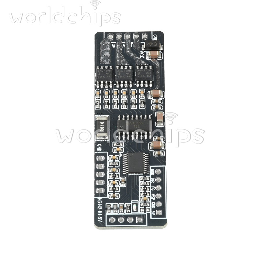 BLDC Hall Sensor 3Phase Brushless DC Motor Driver Board Speed Controller DC7-40V