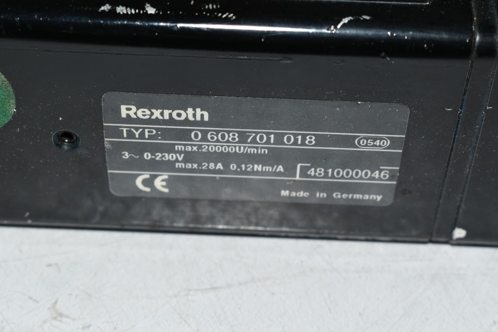 Bosch Rexroth 0608701018 SERVOMOTOR EC304 SZ4 Nutrunner