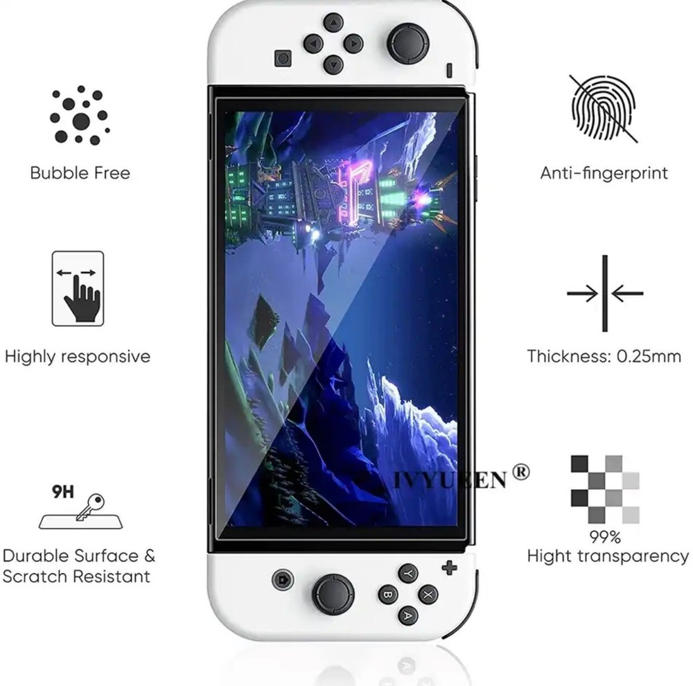 (3pack) Nintendo Switch OLED OneTouch Glass Screen Protector (2021)