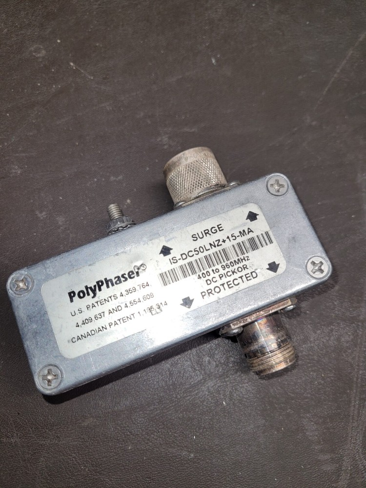 Polyphaser IS-DC50LNZ+15-MA, Used, Working