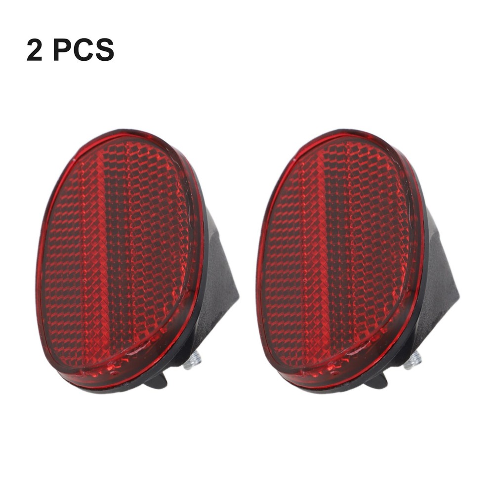Increase Nighttime Visibility with Bicycle Oval Rear Mudguard Reflector