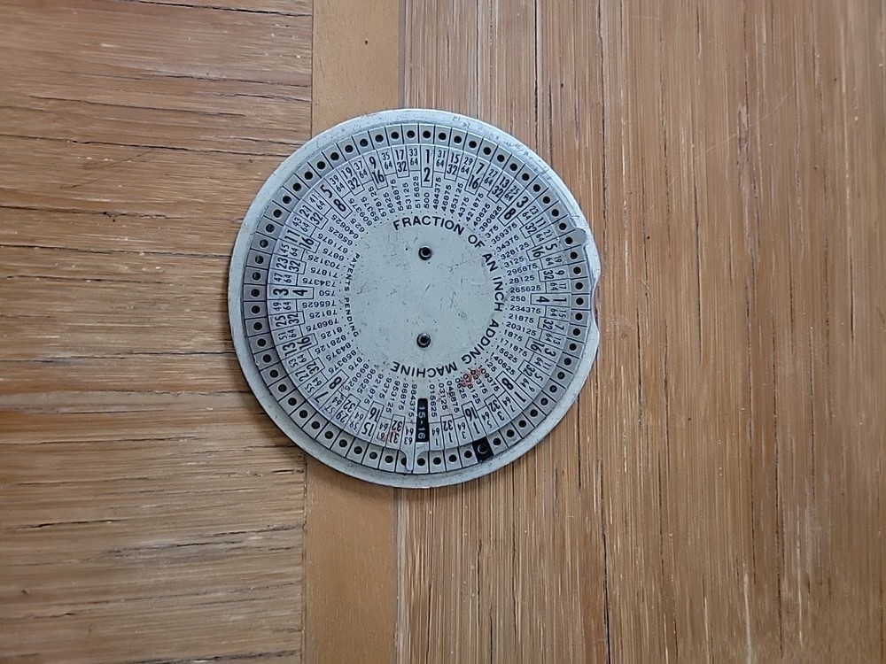 Vintage Metal (Fractron) Adding Machine