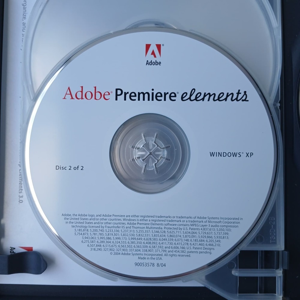 Adobe Premiere Elements for Windows XP PC CD-ROM Video Editing Software
