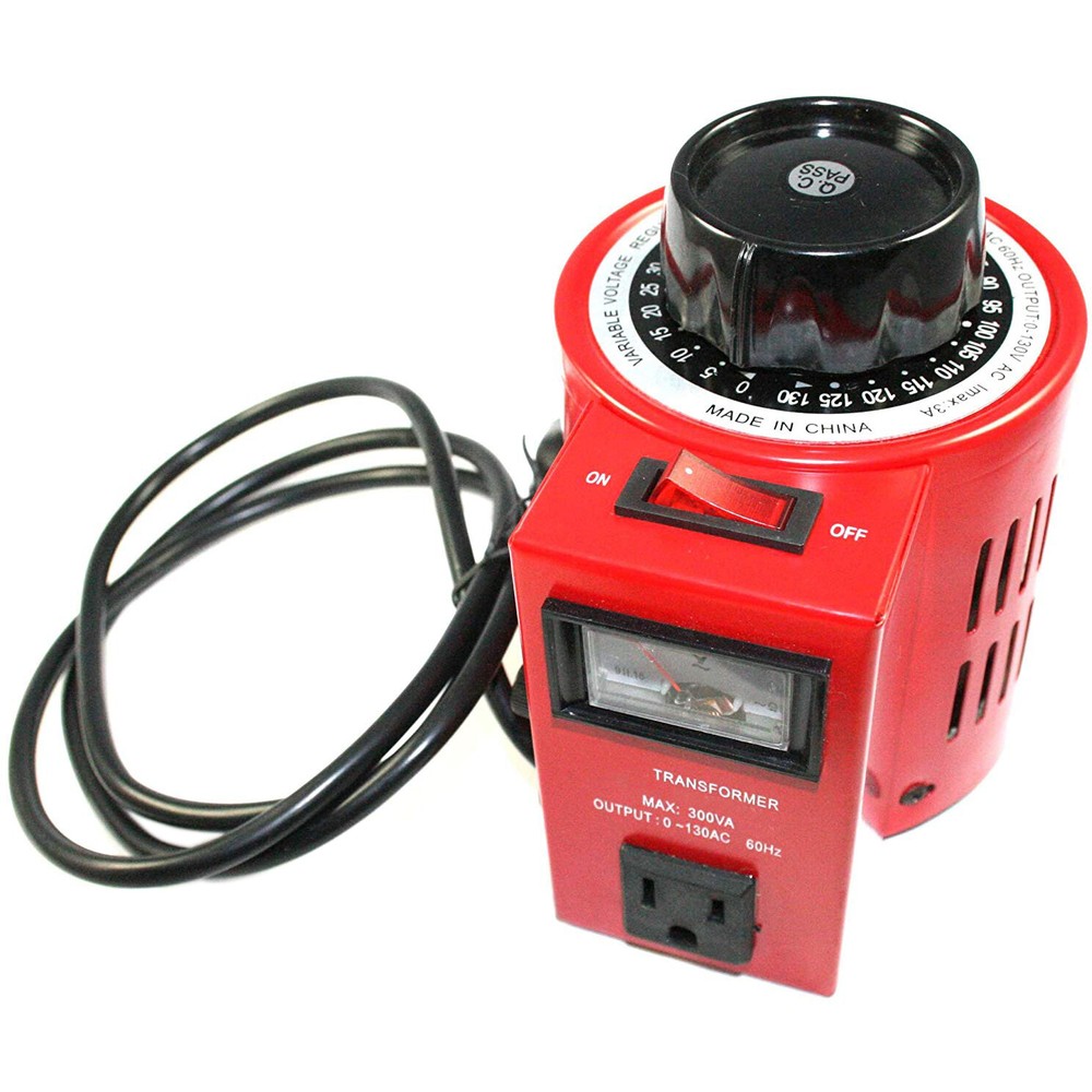 5 Amp Variable Transformer, 500va Max, 0~130 Volt Output