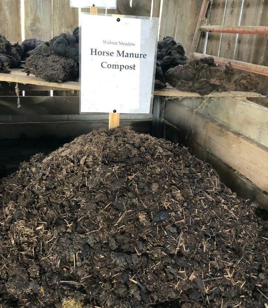 Walnut Meadow Horse Manure Compost: Dried