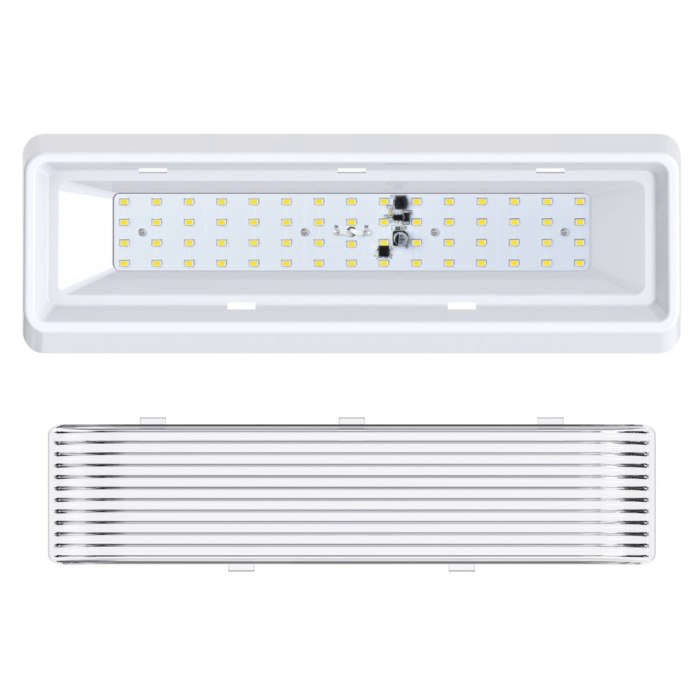 RV XL LED Porch Light camper RV trailer 60 LED exterior WHT 12 inch