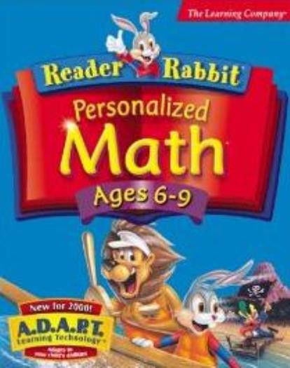Reader Rabbit Personalized Math Ages 6-9 PC CD learn number fraction measurement