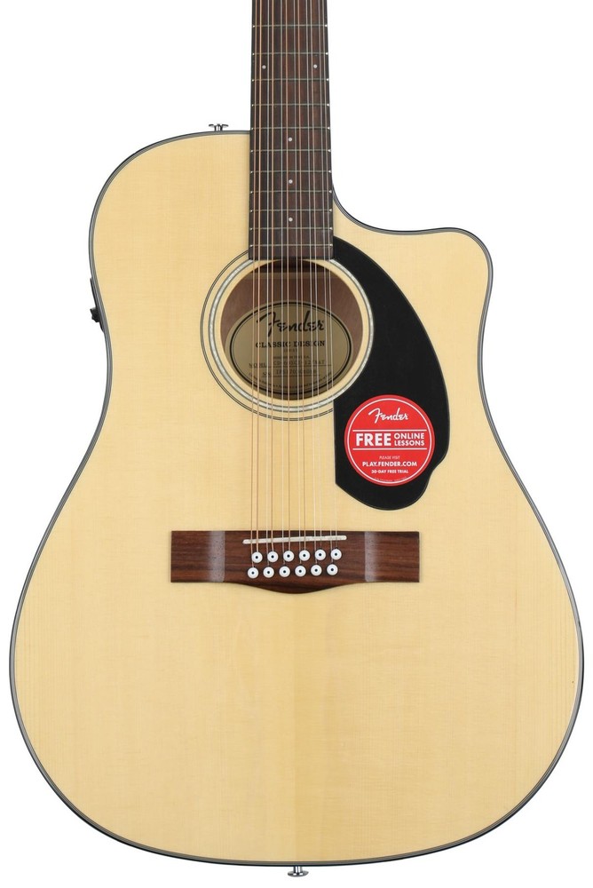 Fender CD-60SCE 12-string - Natural