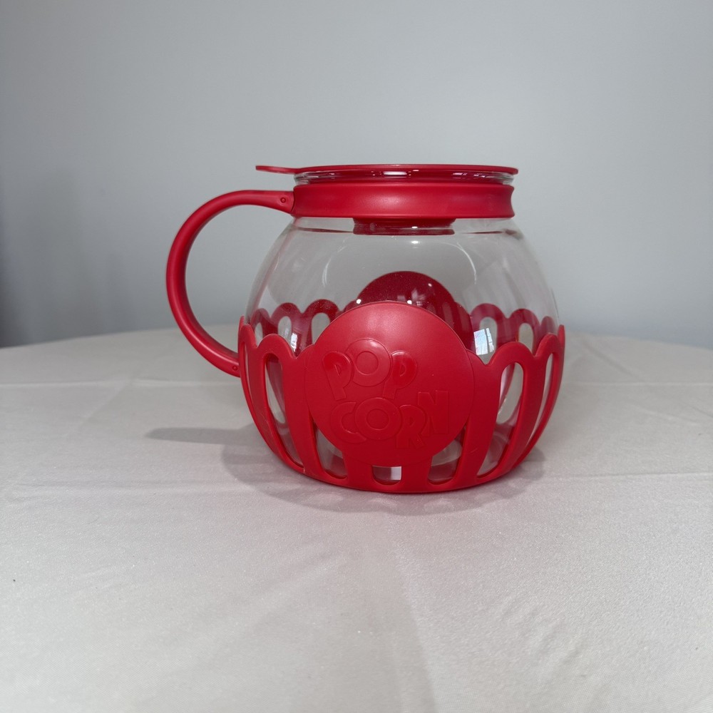 Ecolution Micro-Pop 3 Quart Microwave Popcorn Popper-Red