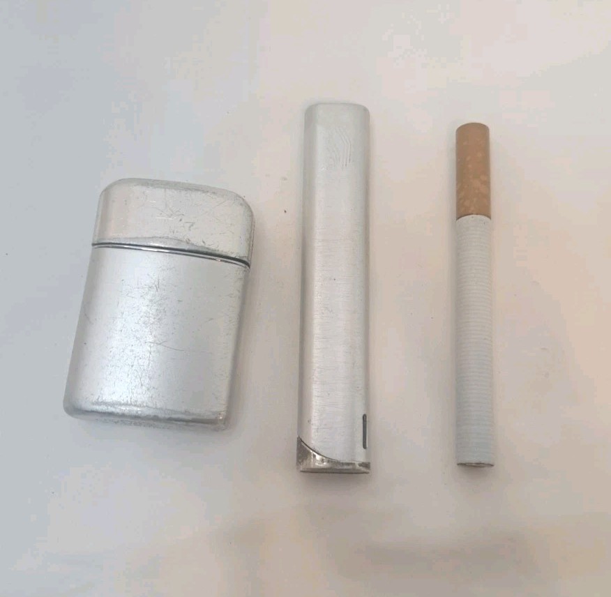 CIGARETTE LIGHTERS Ronson Typhoon-Cigarette Shape-Flat Silver-ASSORTED Lot of 3