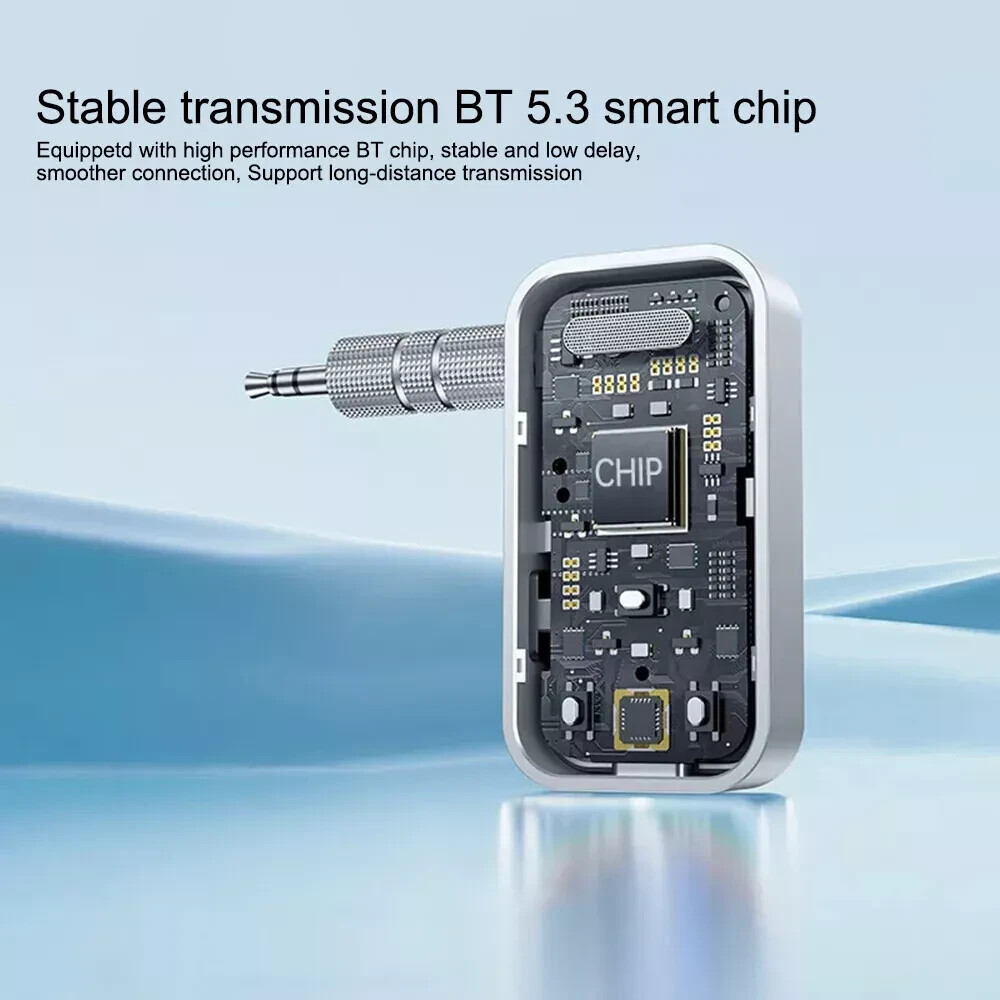 Transmitter Receiver 2 IN 1 Bluetooth 5.3 Wireless Audio 3.5mm USB Aux Adapter