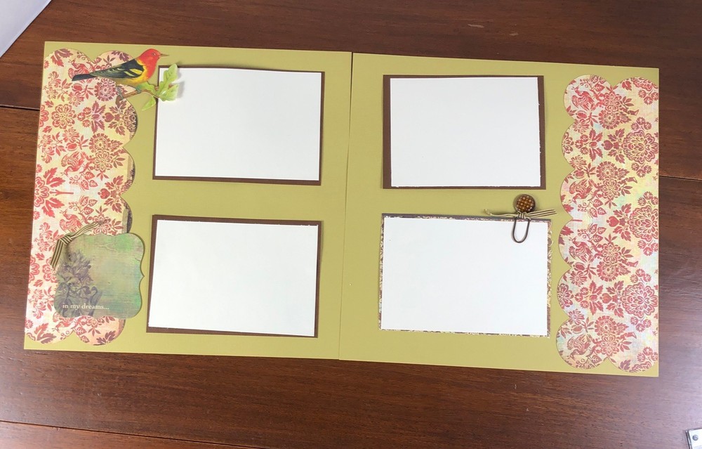 Basic Grey Curio Scrapbook 20 Layout Pages + Extras