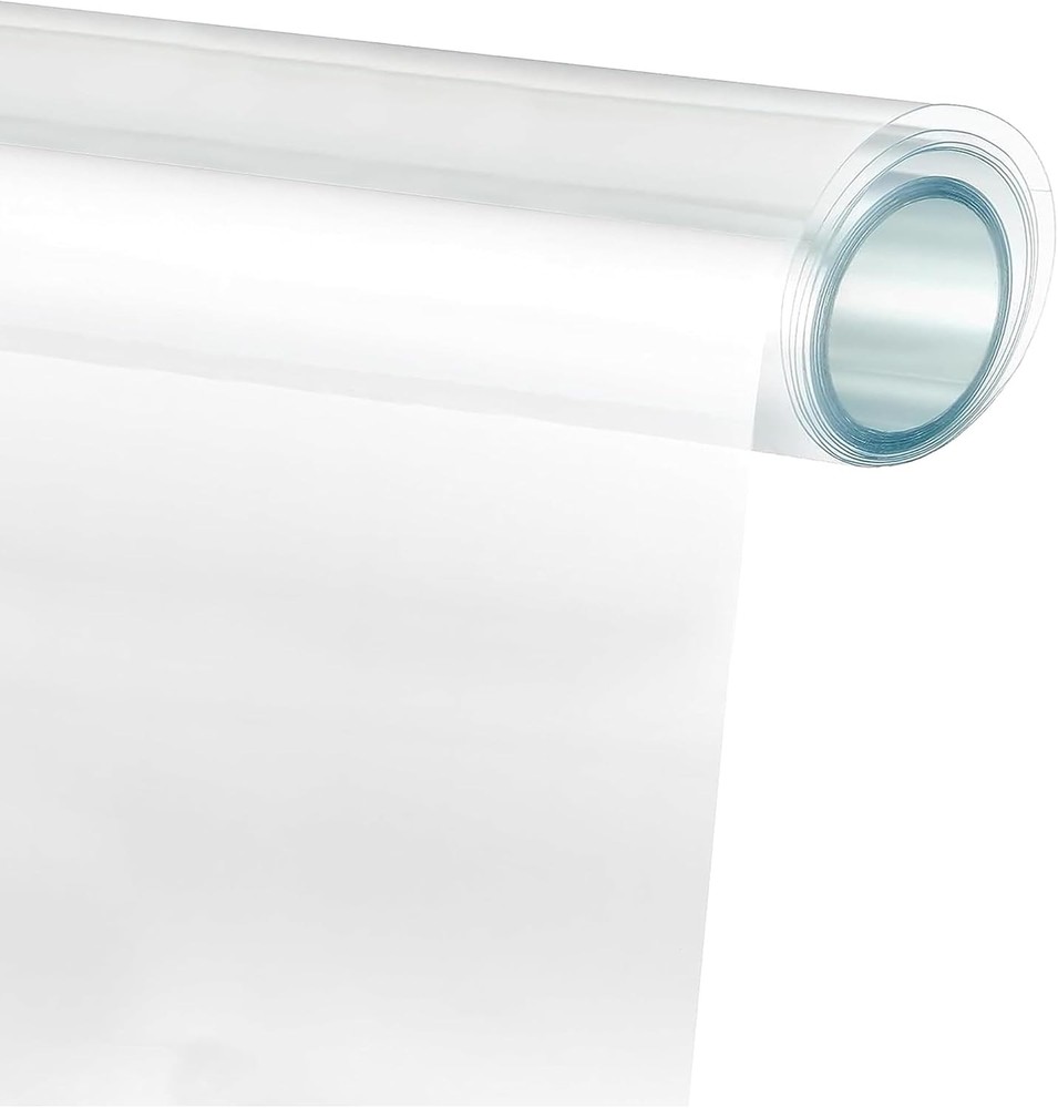 Lypumso Clear Vinyl Wrap, Transparent Protective Self 1ft x 10ft,